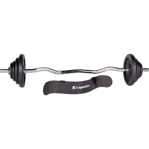 Svorinė štanga inSPORTline Castblack 120 cm/30 mm 45 kg