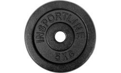 Штанга с дисками inSPORTline Castblack 120 см/30 мм 45 кг