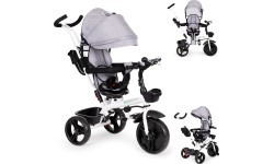Triratukas Eco Toys su 360° pasukama sėdyne, mėlynas