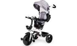 Triratukas Eco Toys su 360° pasukama sėdyne, mėlynas