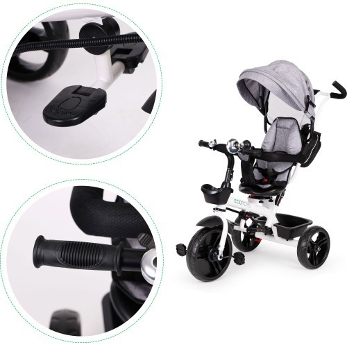 360° Turntable Tricycle Eco Toys, Blue