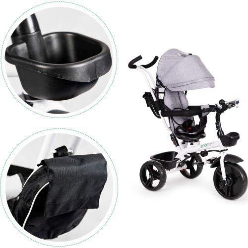 360° Turntable Tricycle Eco Toys, Blue