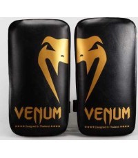 Venum Giant kikbokso kilimėliai, juodi/auksiniai (pora)