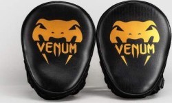 Venum Light Focus lapos – juodos/auksinės (pora)