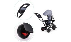 Tricycle with swivel seat canopy ECOTOYS