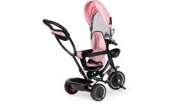 Triratukas ECOTOYS su sukiojama sėdyne ir stumdymo rankena