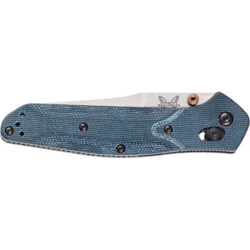 Peilis Benchmade 940-04 Osborne, Blue Denim Micarta