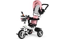 Tricycle rotating canopy durable rubber wheels ECOTOYS