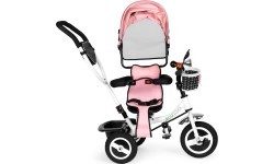 Tricycle rotating canopy durable rubber wheels ECOTOYS