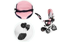 Tricycle rotating canopy durable rubber wheels ECOTOYS