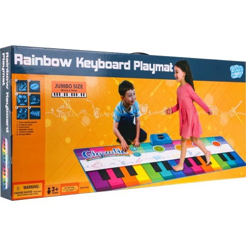 Large Music Mat Super Colorful Keyboard