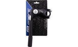 FORCE S6 Bicycle Stem 1" 25.4 / 90mm, adjustable (aluminium, black)