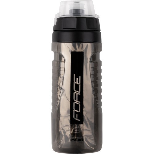 FORCE WARM thermal water bottle 0.5 l (transparent black)