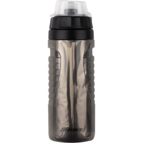 FORCE WARM thermal water bottle 0.5 l (transparent black)