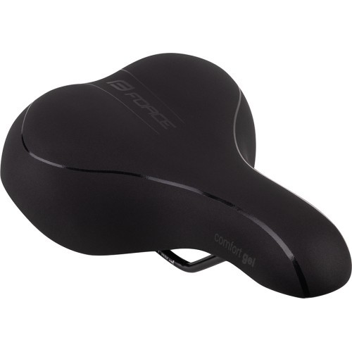 Saddle FORCE COMFORT GEL LADIES tourist 245 x 180 mm (black)