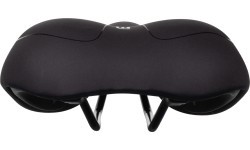 Saddle FORCE COMFORT GEL LADIES tourist 245 x 180 mm (black)