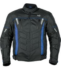 Men’s Motorcycle Jacket WD Motorsports Vegas 2.0 - Black/Blue