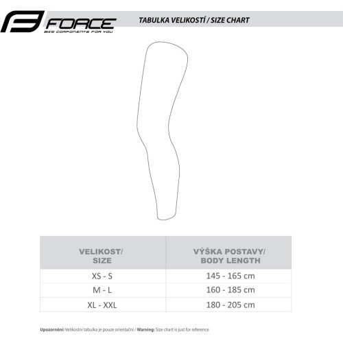 FORCE Breeze Leg Warmers (black) XS-S