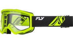 Vaikiški motokroso akiniai Fly Racing Focus Youth - černá/hi-vis, čiré plexi