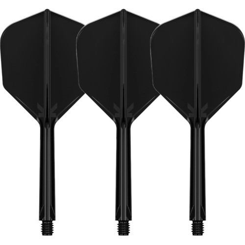 Оперения для дротиков Target K-Flex No.6 Medium, 3 шт. - Чёрный