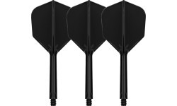 Оперения для дротиков Target K-Flex No.6 Medium, 3 шт. - Чёрный