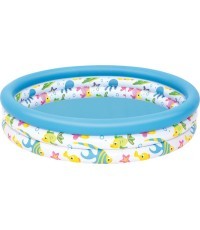 Pripučiamas baseinas Bestway Fish 122x25 cm