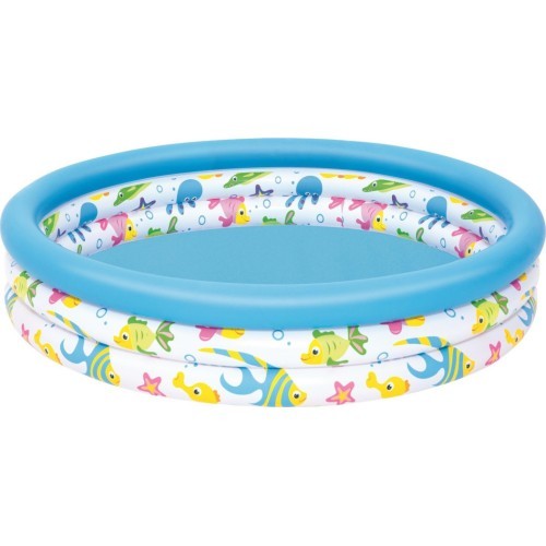 Pripučiamas baseinas Bestway Fish 122x25 cm