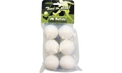 Белые мячи для настольного футбола Buffalo 36 мм, 6 шт.