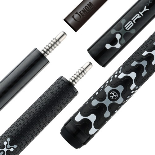 Billiard Cue, Pool, Poison VX Break Jump Black/Grey, GTX Wrap, Radial