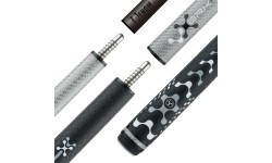 Biliardo lazda Poison VX Break Jump, pilka/juoda, GTX apvijos, Radial