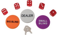 Philos Poker set case aluminum100 chips 11,5 gr
