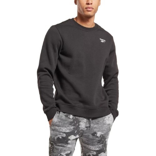 Мужской свитшот Reebok Ri Left Chest Logo Crew чёрный 100051166