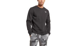 Мужской свитшот Reebok Ri Left Chest Logo Crew чёрный 100051166