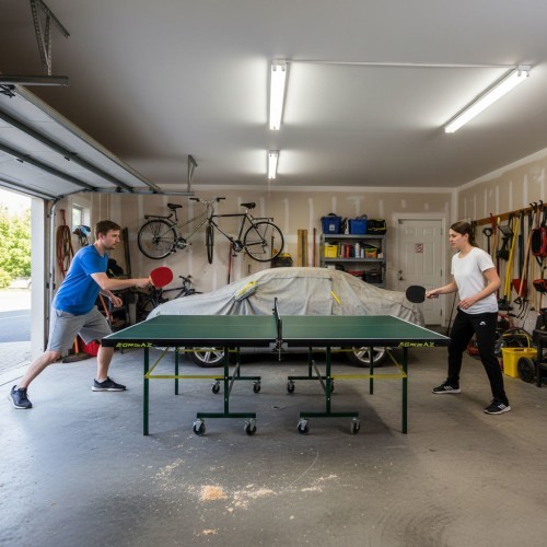 Table tennis set 2 ping-pong paddles 3 balls