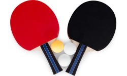 Table tennis set 2 ping-pong paddles 3 balls