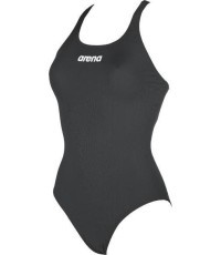 Vientisas maudymosi kostiumėlis moterims Arena W Solid Swimpro LB, juodas - 55