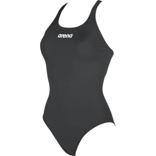 Vientisas maudymosi kostiumėlis moterims Arena W Solid Swimpro LB, juodas - 55