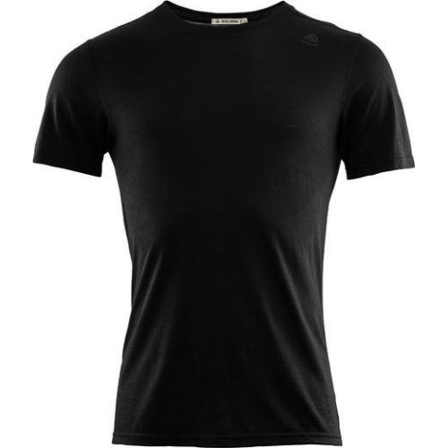 Мужская термофутболка Aclima LW Undershirt Tee, чёрная, размер S - 123