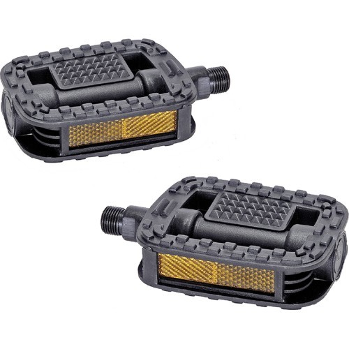 Büchel pedals 9/16" plastic, black