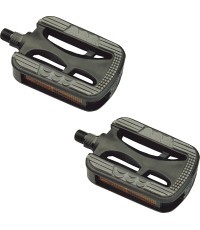 Pedalai TOP VELO 9/16" // plastikas, Non-Slip (juoda)
