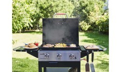 Char-Broil Griddle 3400 gas grill with plate