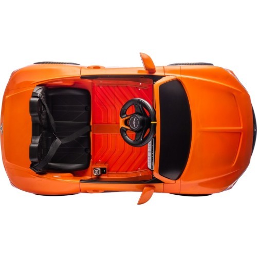 Elektromobilis Bentley Continental GT, oranžinis