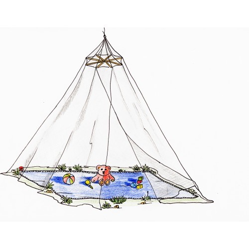 BasicNature Mosquito net 'Classic' Canopy