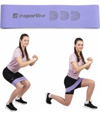 Эспандер-лента inSPORTline Hiplop L - Фиолетовый
