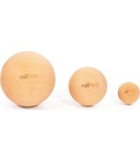 rollholz Kugel Set Buche