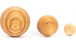 rollholz Kugel Set Esche