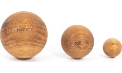 rollholz Kugel Set Eiche