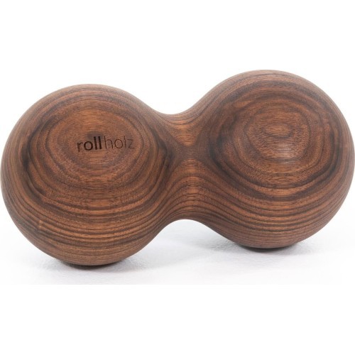 Двойной массажный мяч rollholz, орех, 10 см