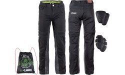 Vyriškos motociklininko kelnės W-TEC Raggan - Juoda