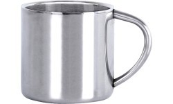 Puodelis BasicNature Stainless Steel Thermo Deluxe Espresso, 0,1 l